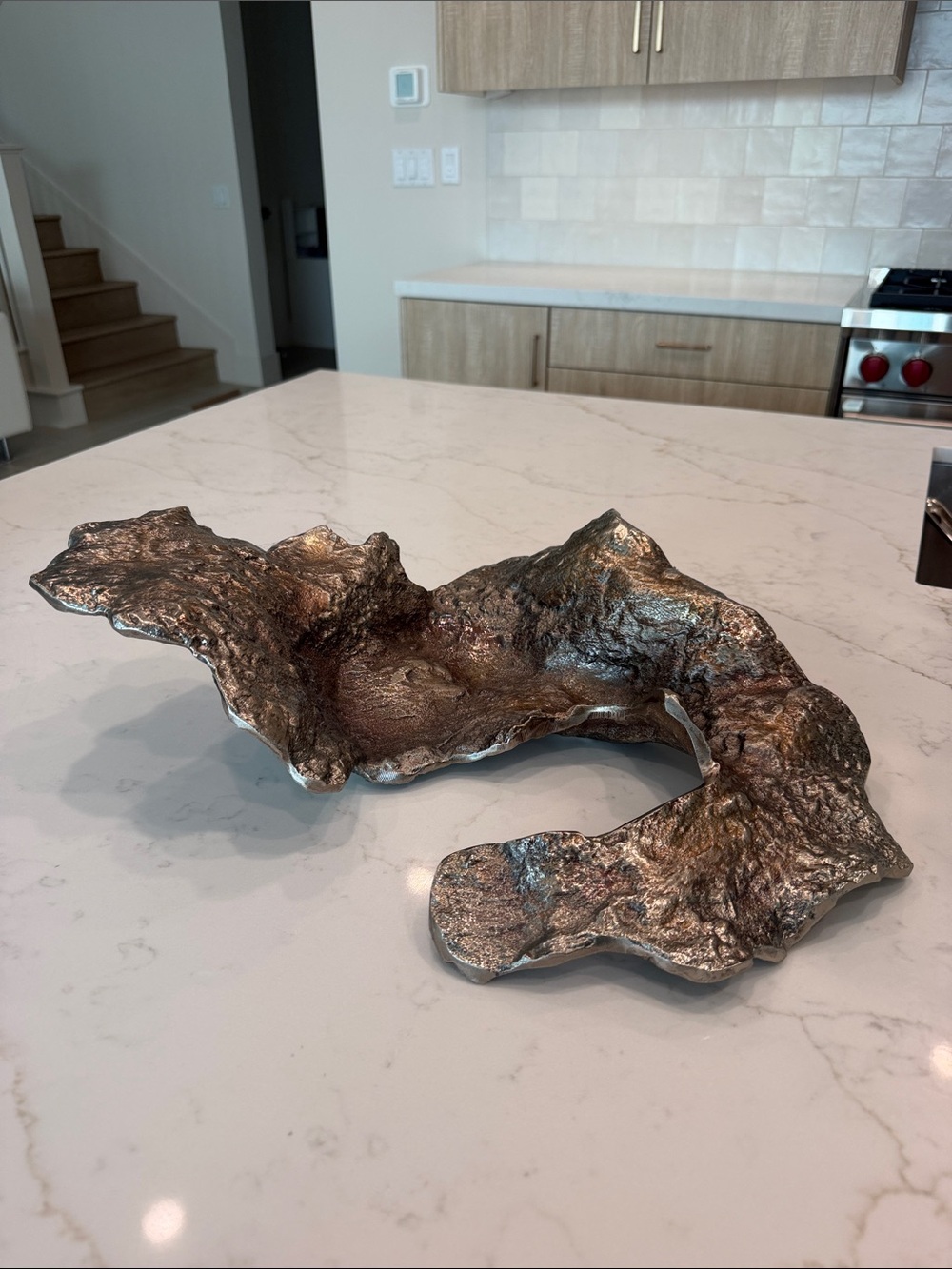 CB2 Pamir Aluminum Scuplture